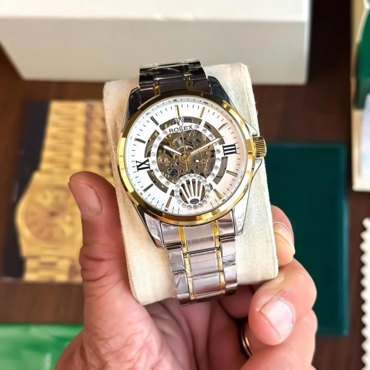 Rolex Automatic Open Heart White Dial 4