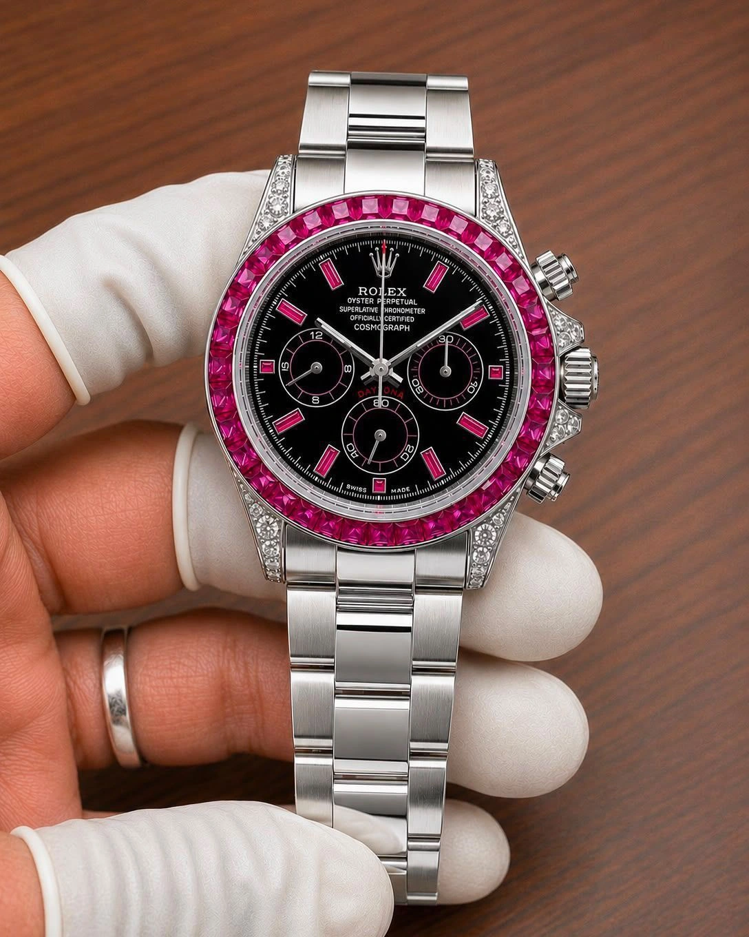 Rolex Daytona Paved Diamond Dial Automatic 1