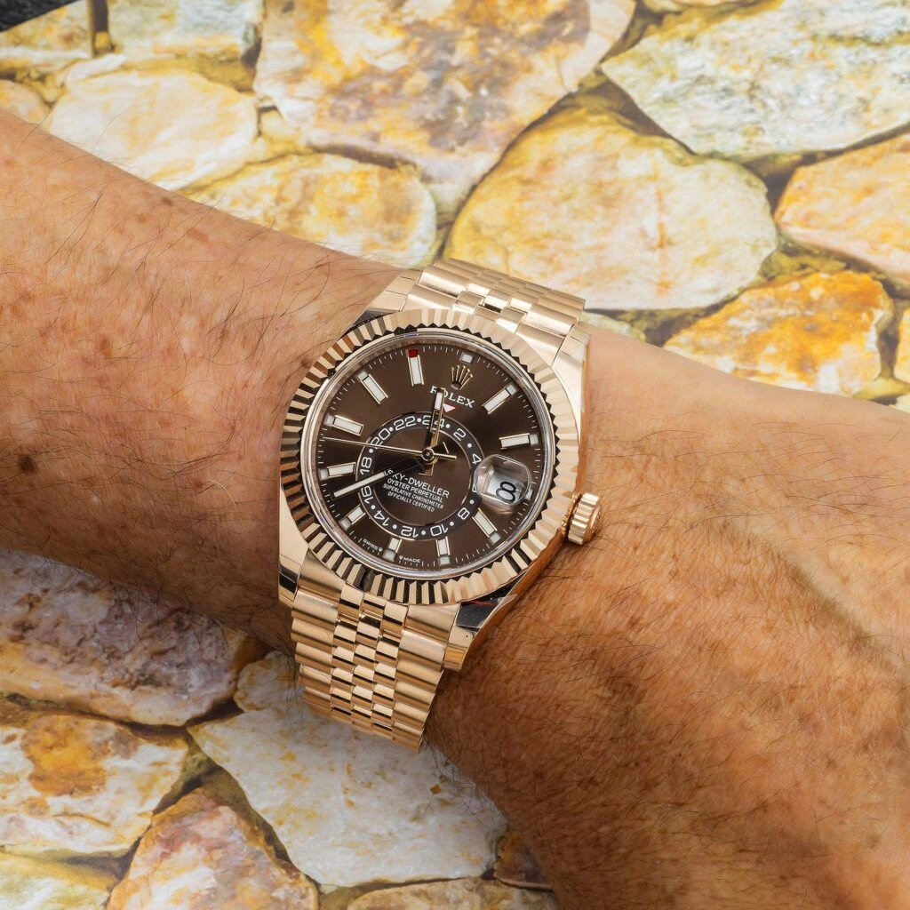 Rolex Sky-Dweller Rose Gold Tone 6