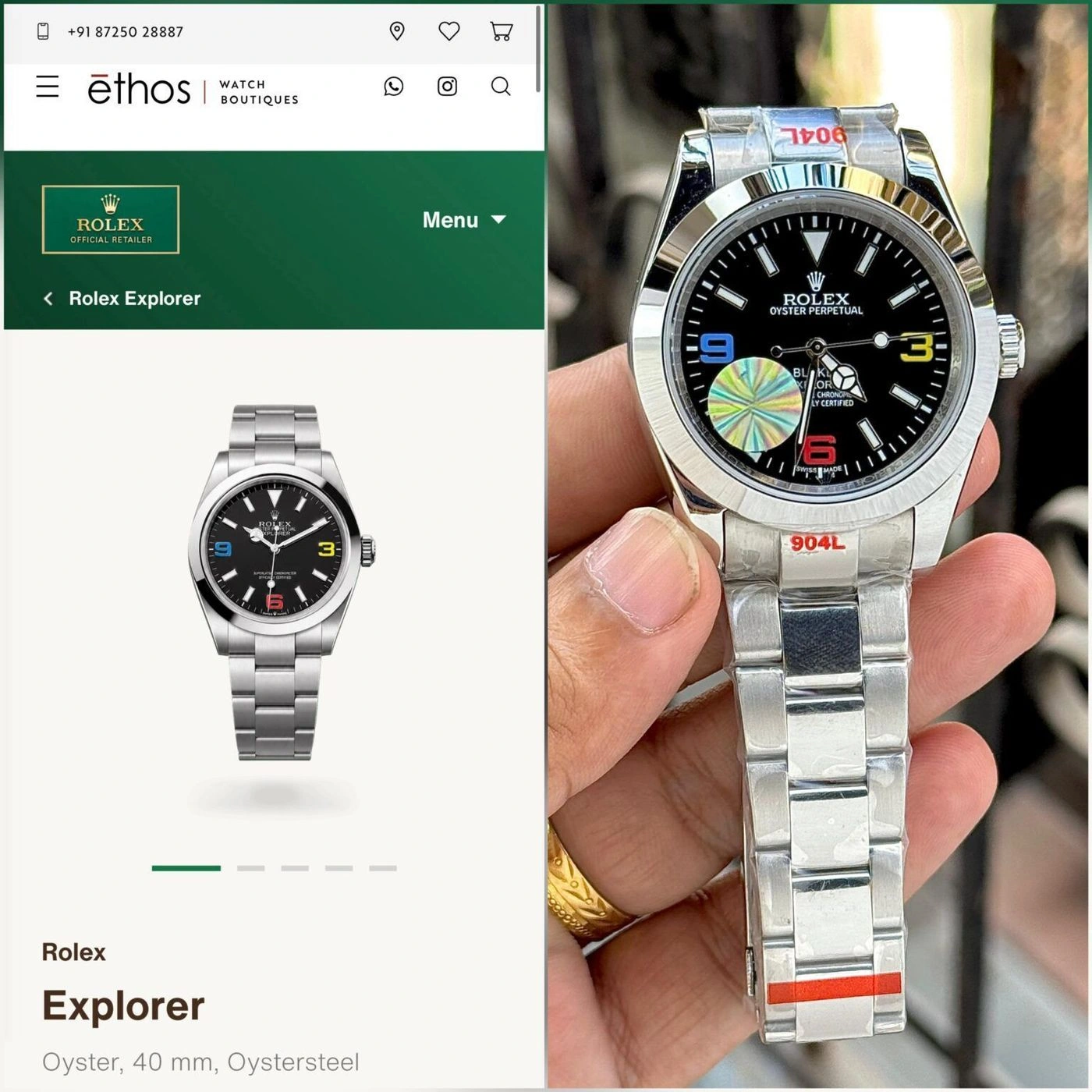 Rolex Explorer Black Dial Automatic 2