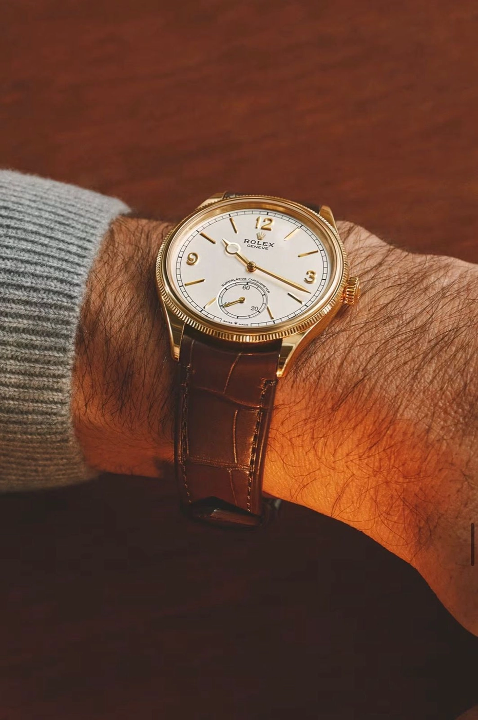 Rolex Geneve White Dial Automatic 2