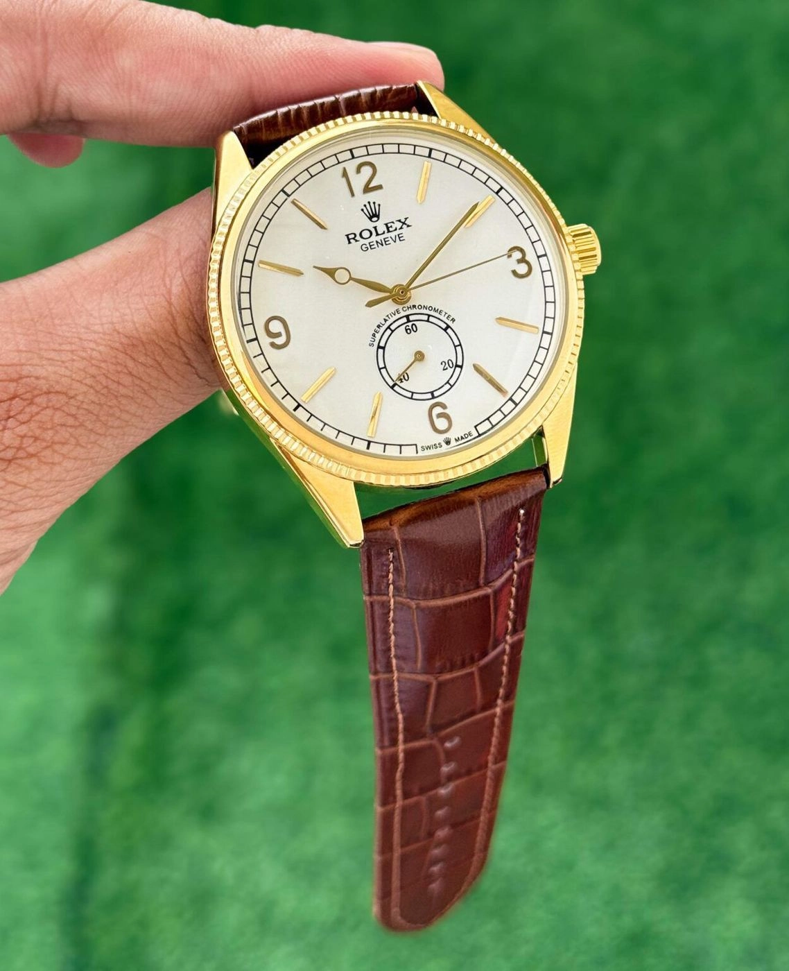 Rolex Geneve White Dial Automatic 3