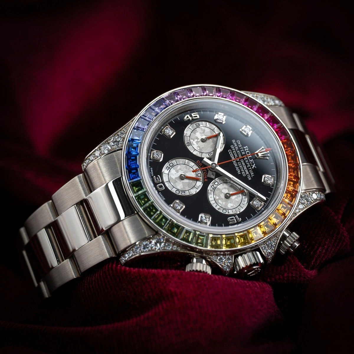 Rolex Diamond Silver Quartz 3