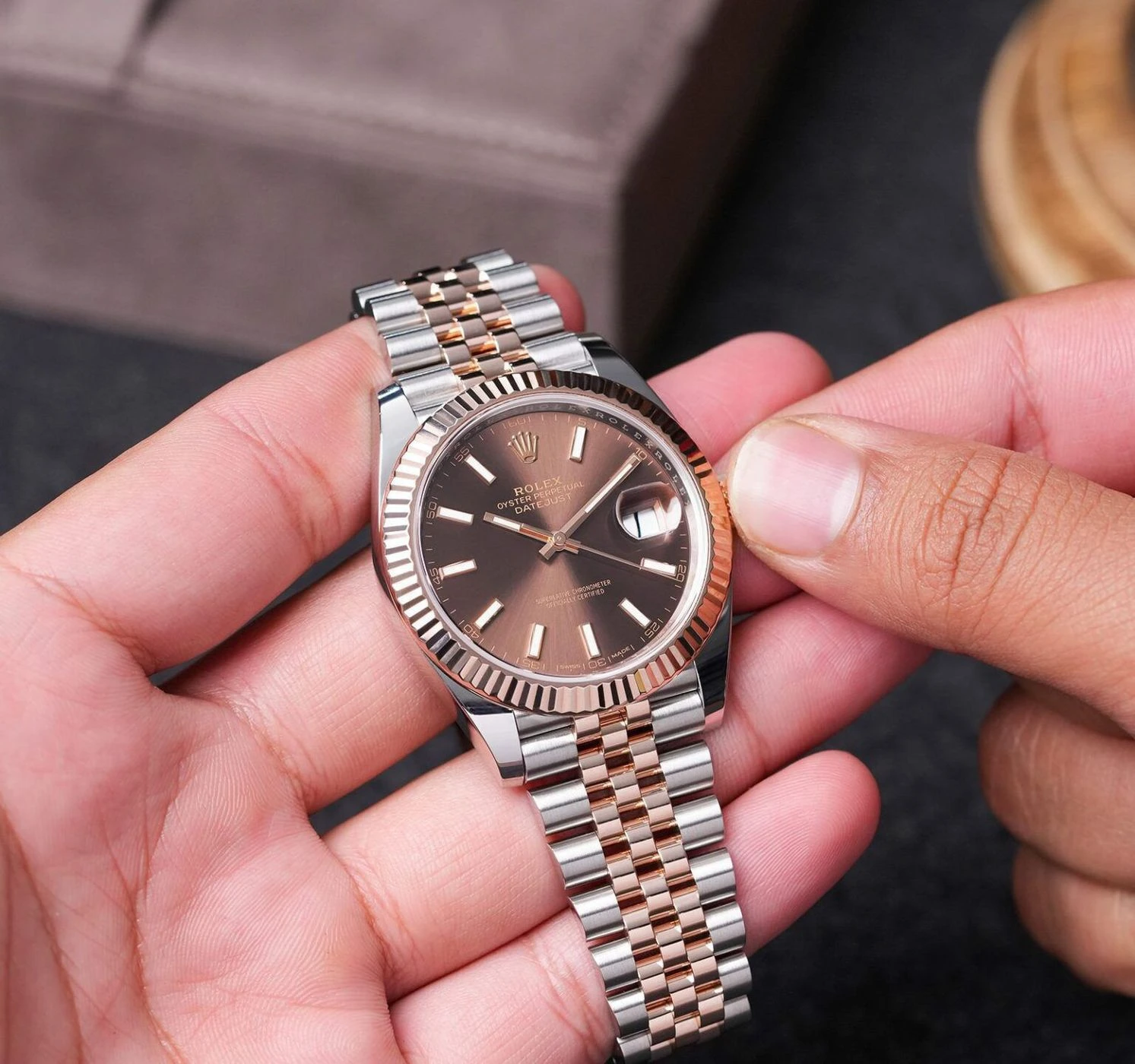 Rolex Oyster Perpetual Silver Automatic 1