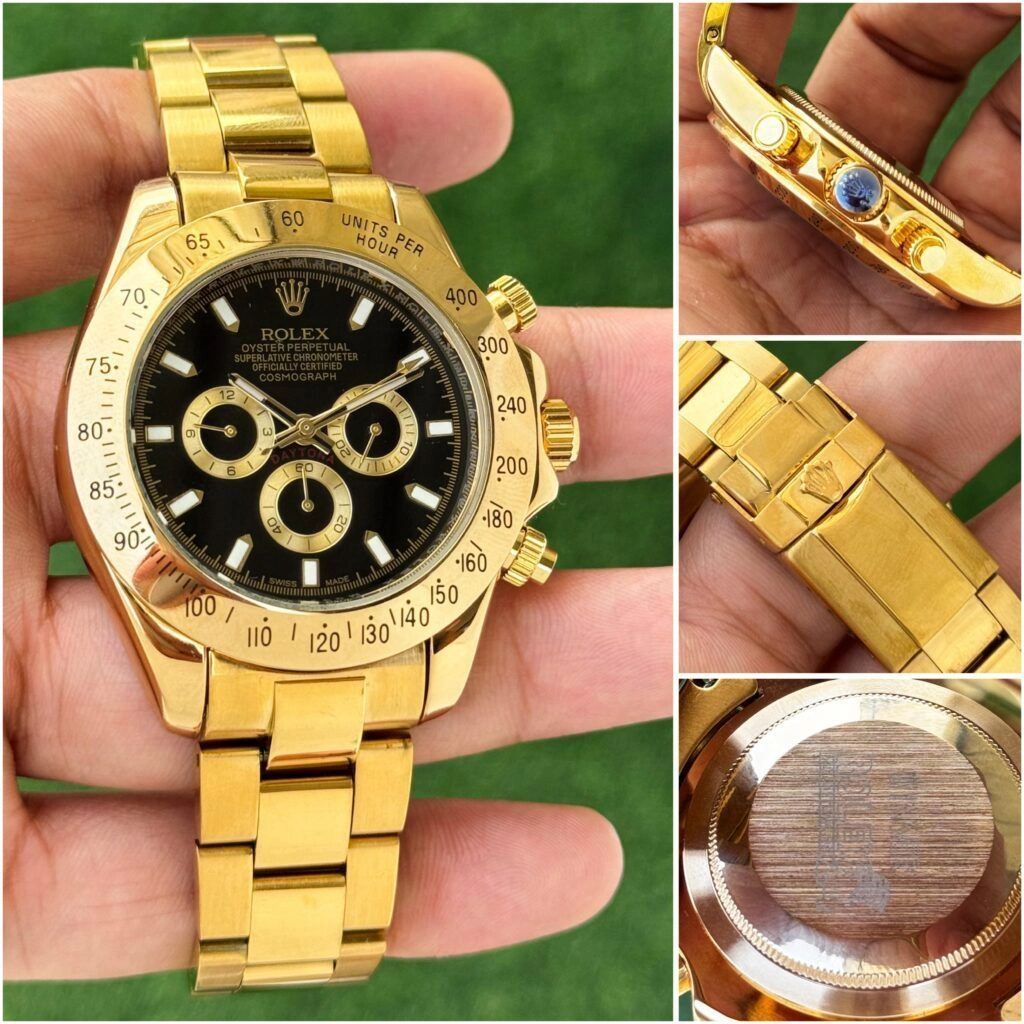 Rolex Daytona Gold Tone Round Dial 4