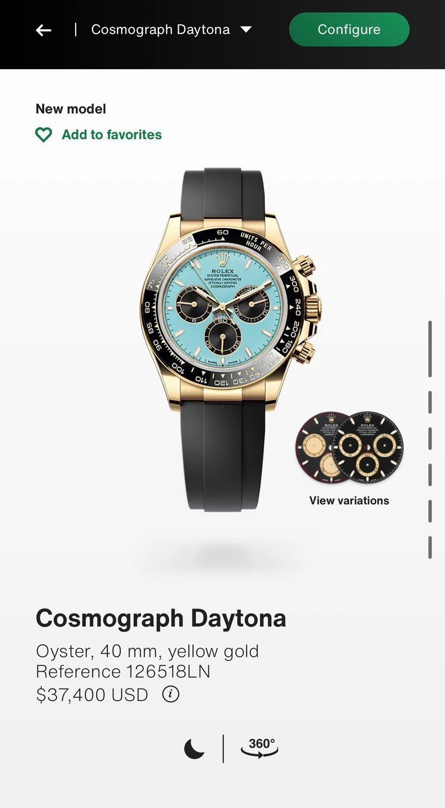 Rolex Daytona Black Automatic 2