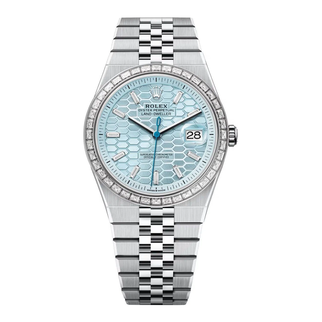 Rolex Land-Dweller Ice Blue Dial 2