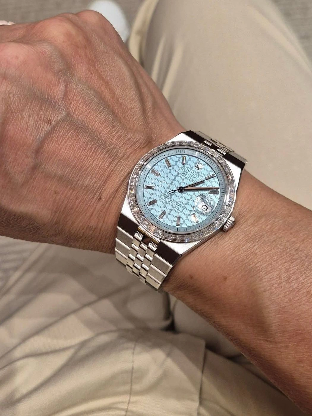 Rolex Land-Dweller Ice Blue Dial 4