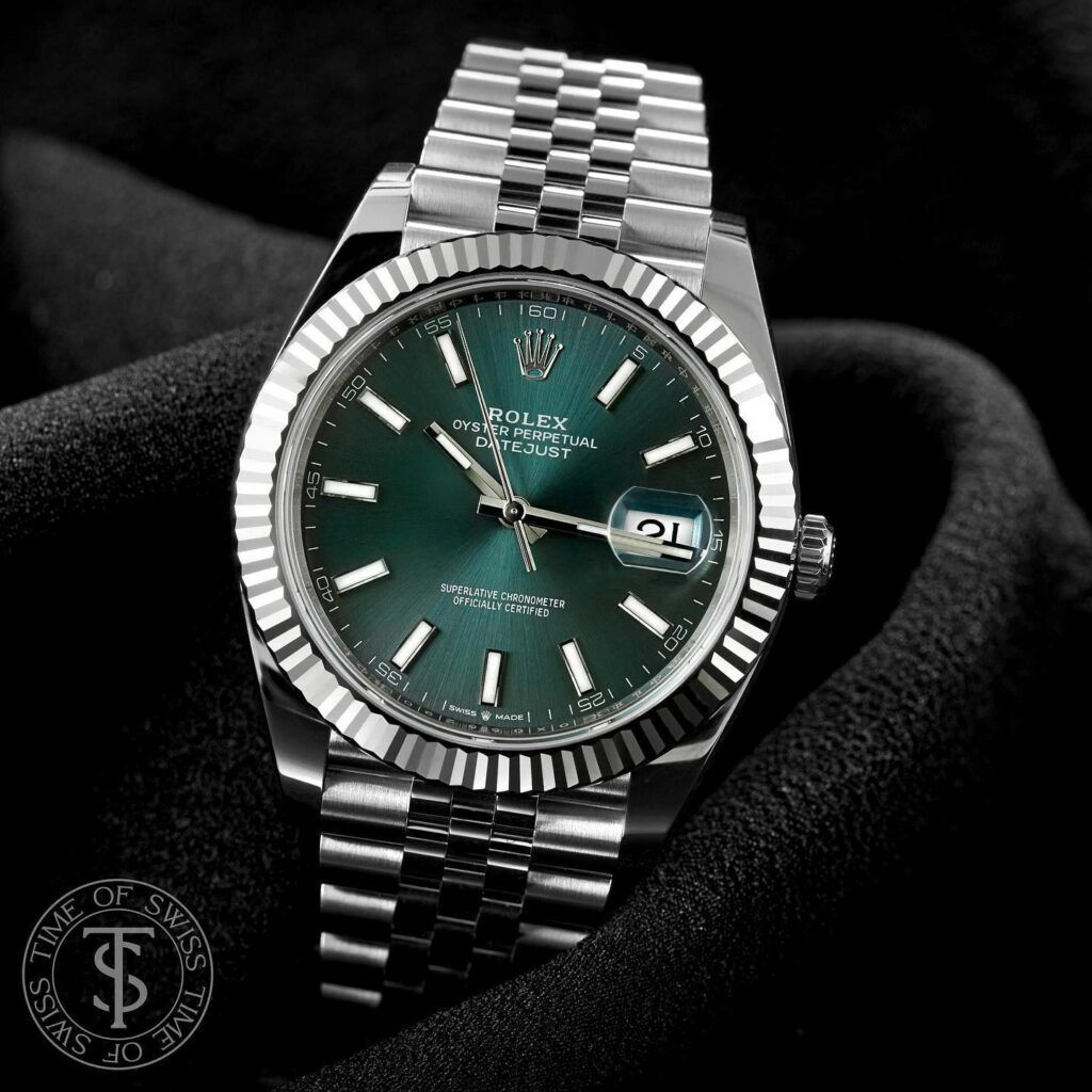 Rolex Oyster Perpetual Automatic Mint Green Dial 5