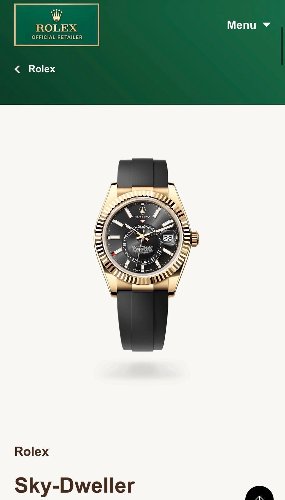 Rolex Sky-Dweller Automatic Black Dial 3
