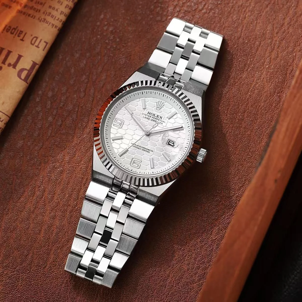 Rolex Land-Dweller Silver Dial 2