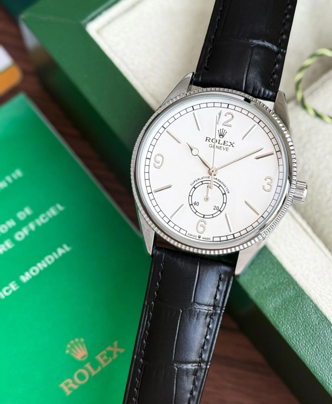 Rolex Geneve Automatic White Dial 2