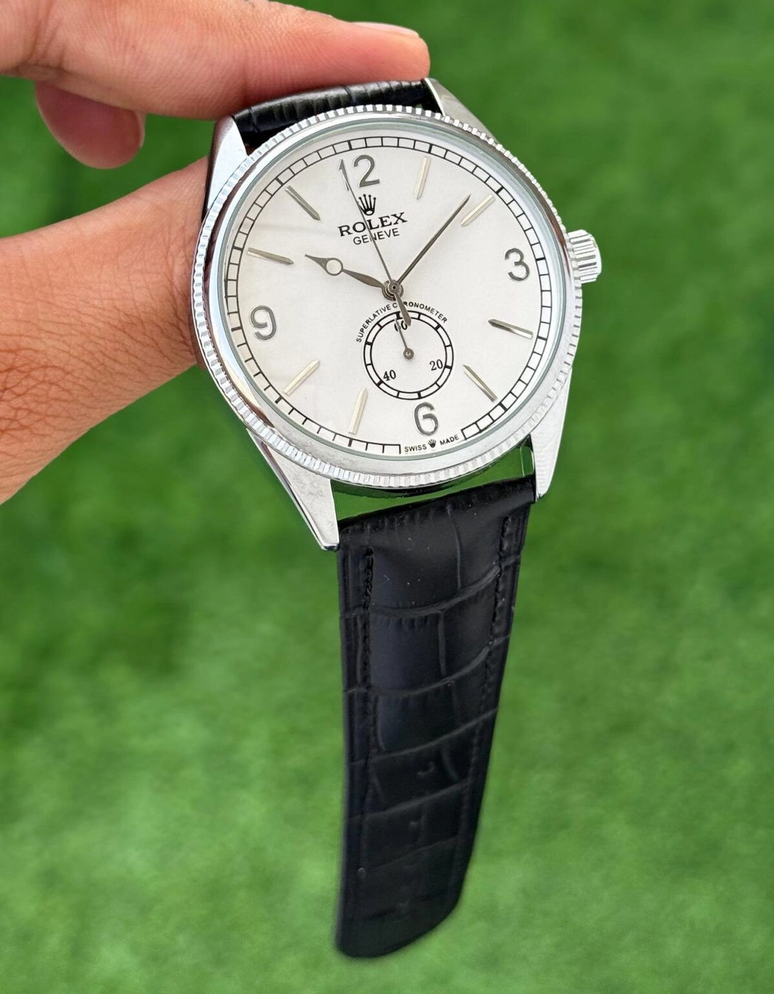 Rolex Geneve Automatic White Dial 4