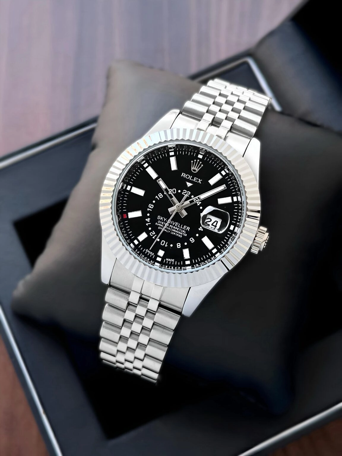 Rolex Sky-Dweller Silver Quartz 1