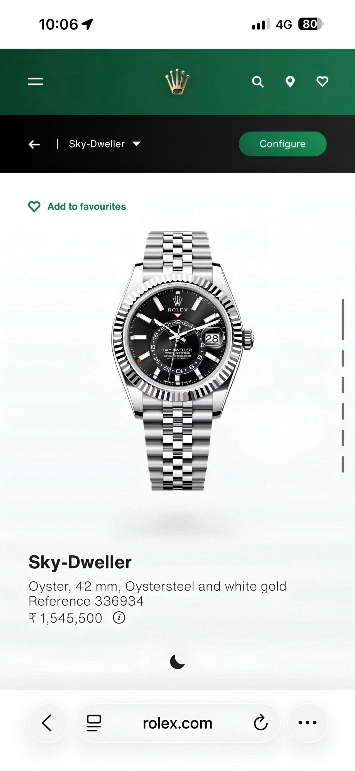 Rolex Sky-Dweller Silver Quartz 3
