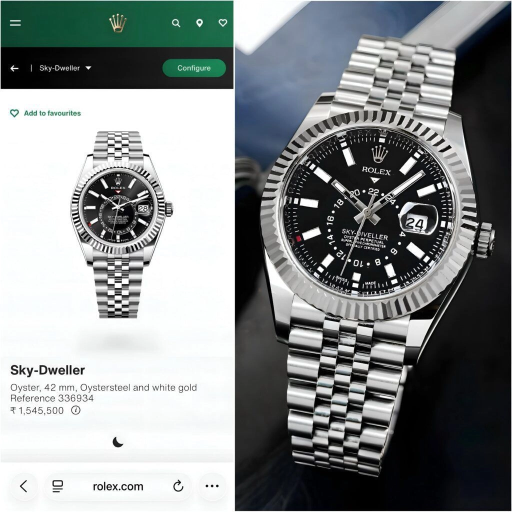 Rolex Sky-Dweller Silver Quartz 4
