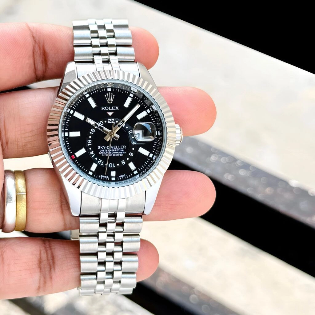 Rolex Sky-Dweller Silver Quartz 5