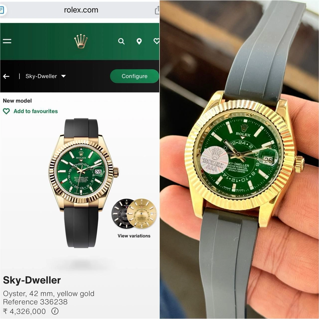 Rolex Sky-Dweller Green Dial 2