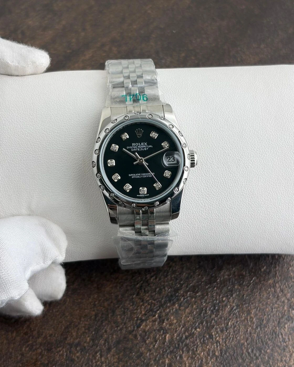 Rolex DateJust Silver Diamond 3