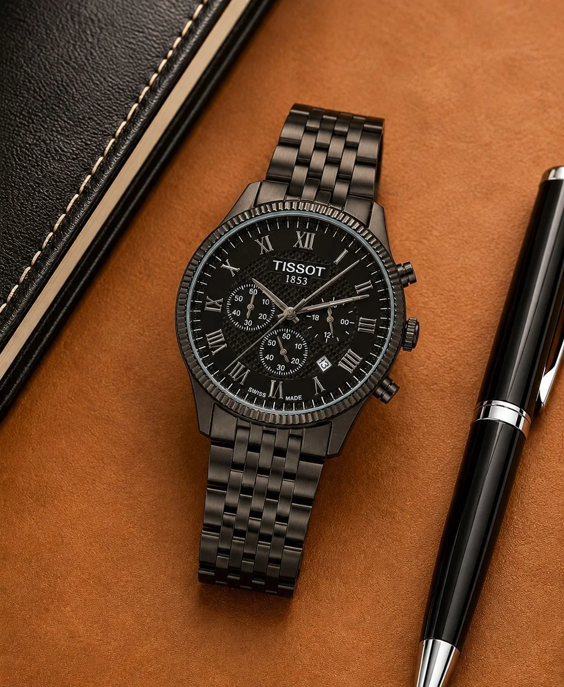 Tissot 1853 Black Chronograph 2