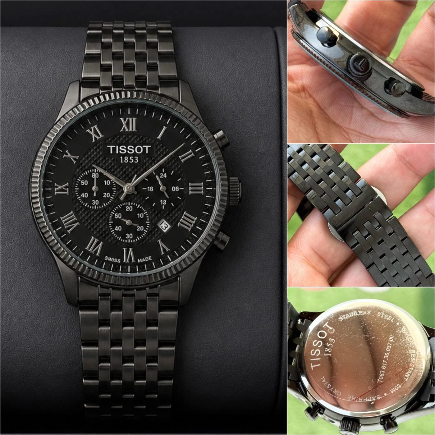 Tissot 1853 Black Chronograph 3