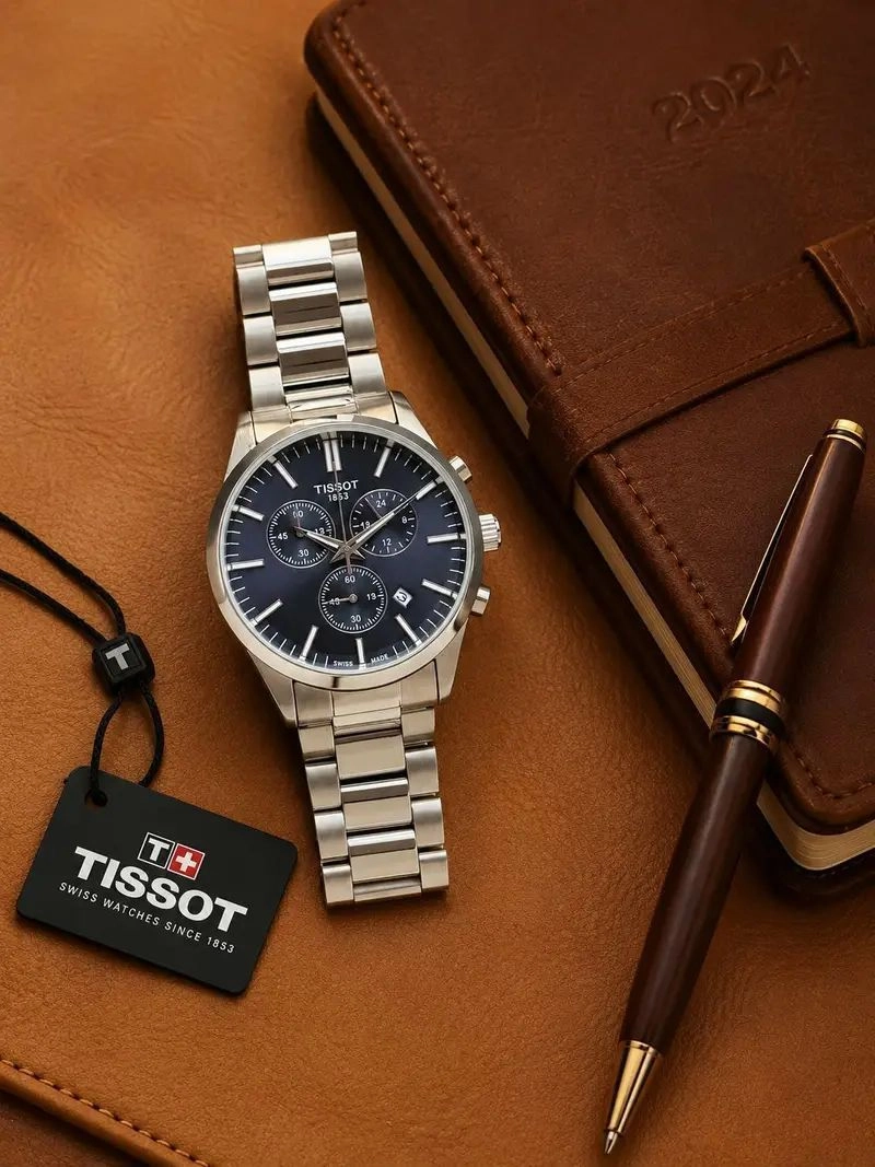Tissot 1853 Blue Dial Chronograph 2