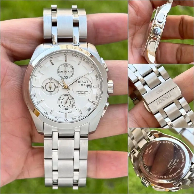 Tissot 1853 Chronograph Silver White Dial 3