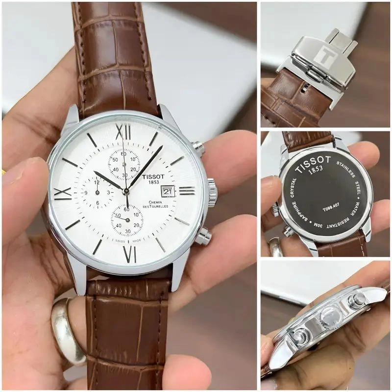 Tissot 1853 Chronograph White Dial 3