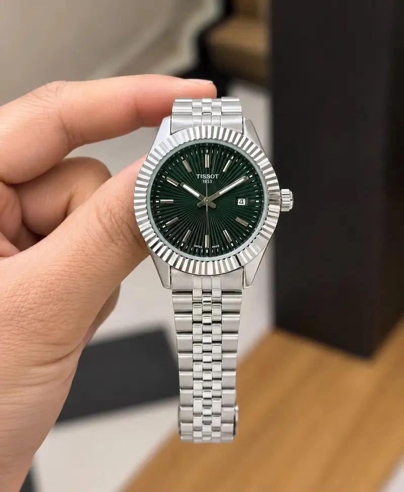 Tissot 1853 Silver Green Dial Classic 5