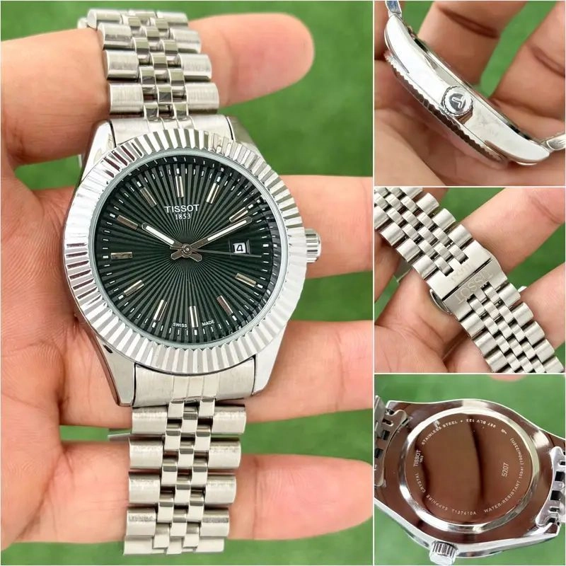 Tissot 1853 Silver Green Dial Classic 6
