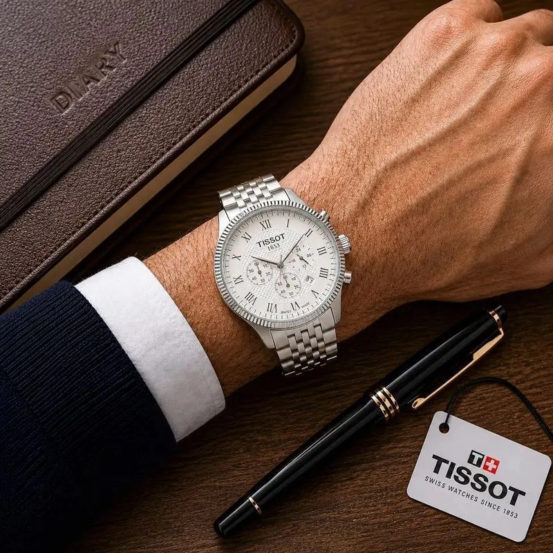 Tissot 1853 White Chronograph 6