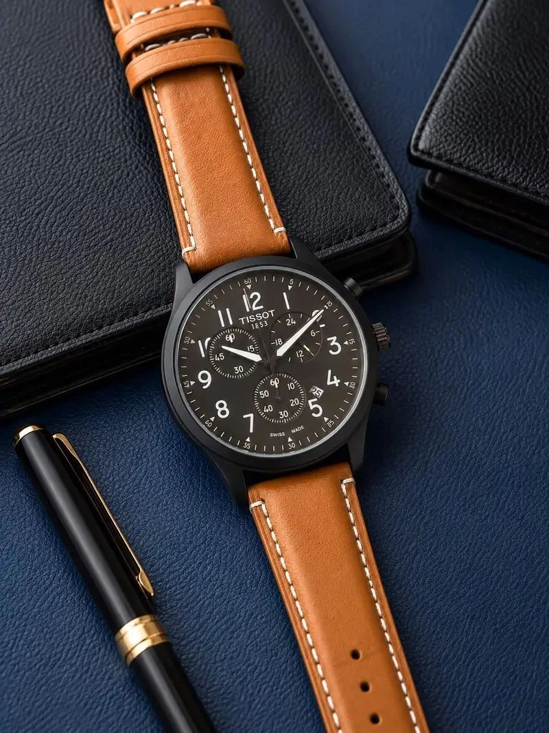 Tissot 42mm Black Dial Quartz 2