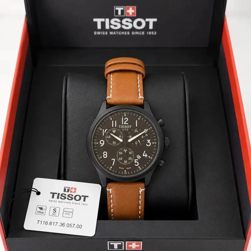 Tissot 42mm Black Dial Quartz 6
