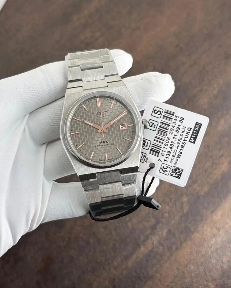 Tissot Automatic Grey Textured Dial 1