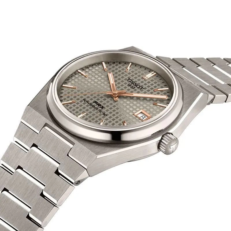Tissot Automatic Grey Textured Dial 4
