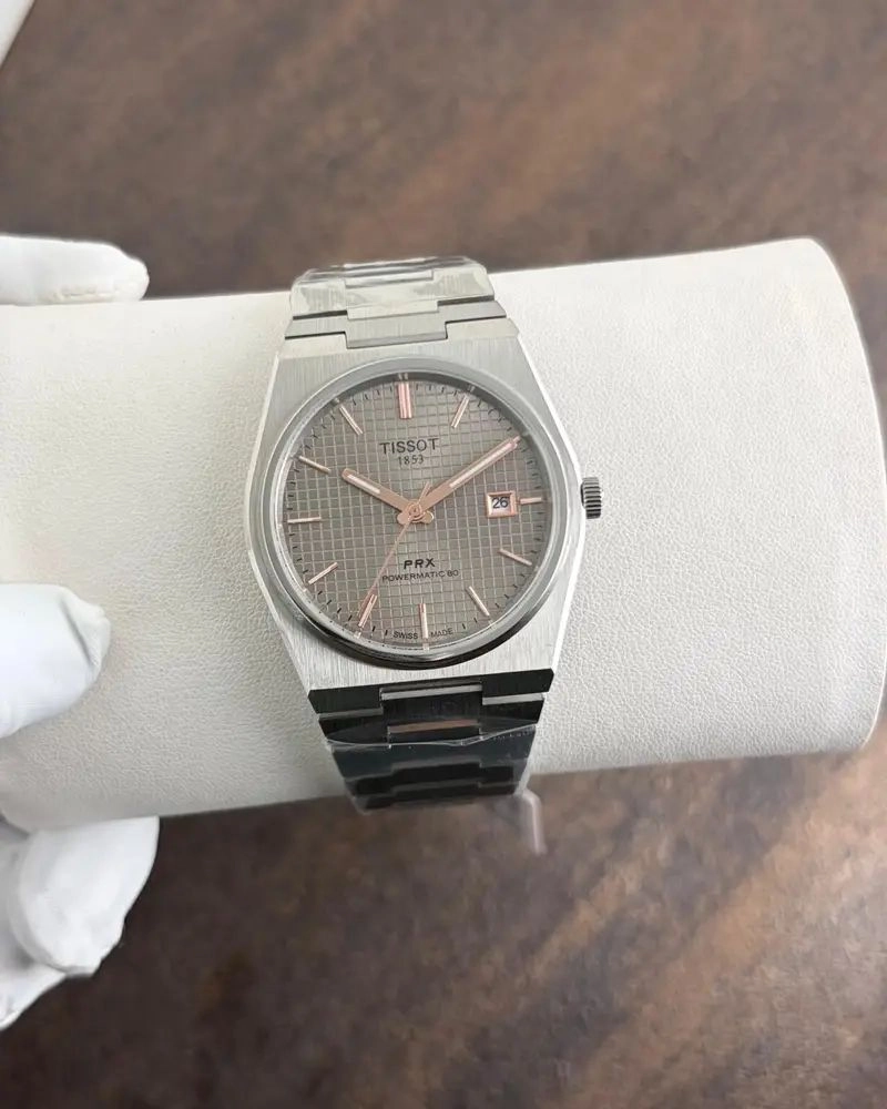 Tissot Automatic Grey Textured Dial 5