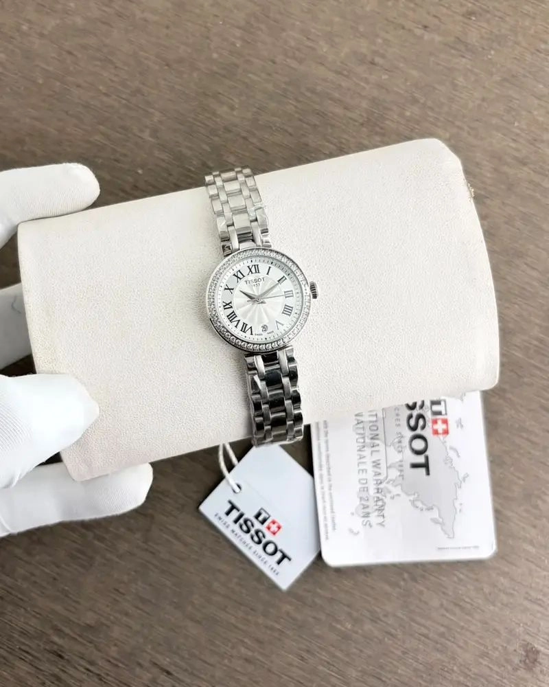 Tissot Bellissima White Sunburst Dial 5