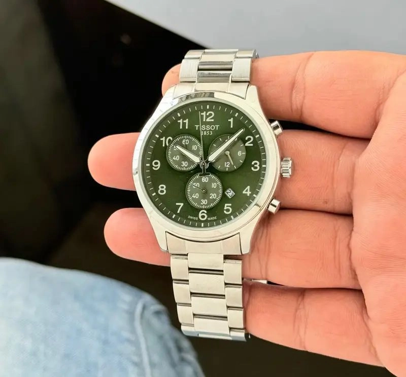 Tissot Chrono XL Classic Green Dial Chronograph 1