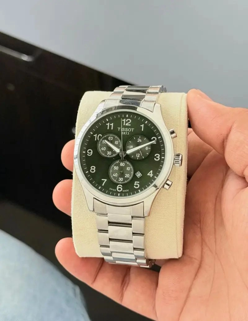 Tissot Chrono XL Classic Green Dial Chronograph 3