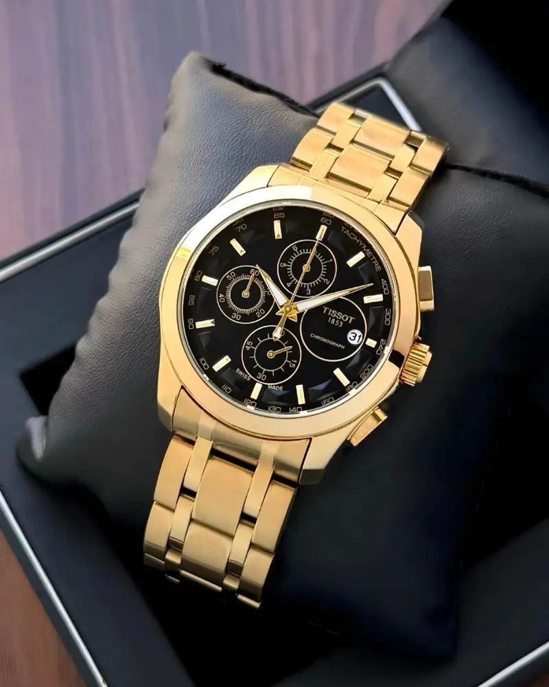 Tissot Couturier Chronograph Gold Edition 1