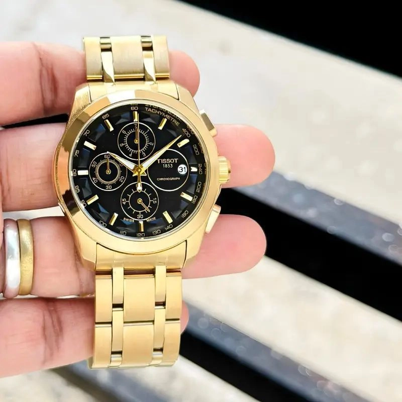 Tissot Couturier Chronograph Gold Edition 3