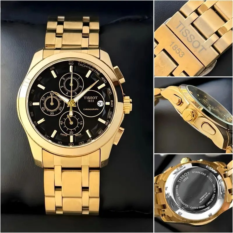Tissot Couturier Chronograph Gold Edition 5