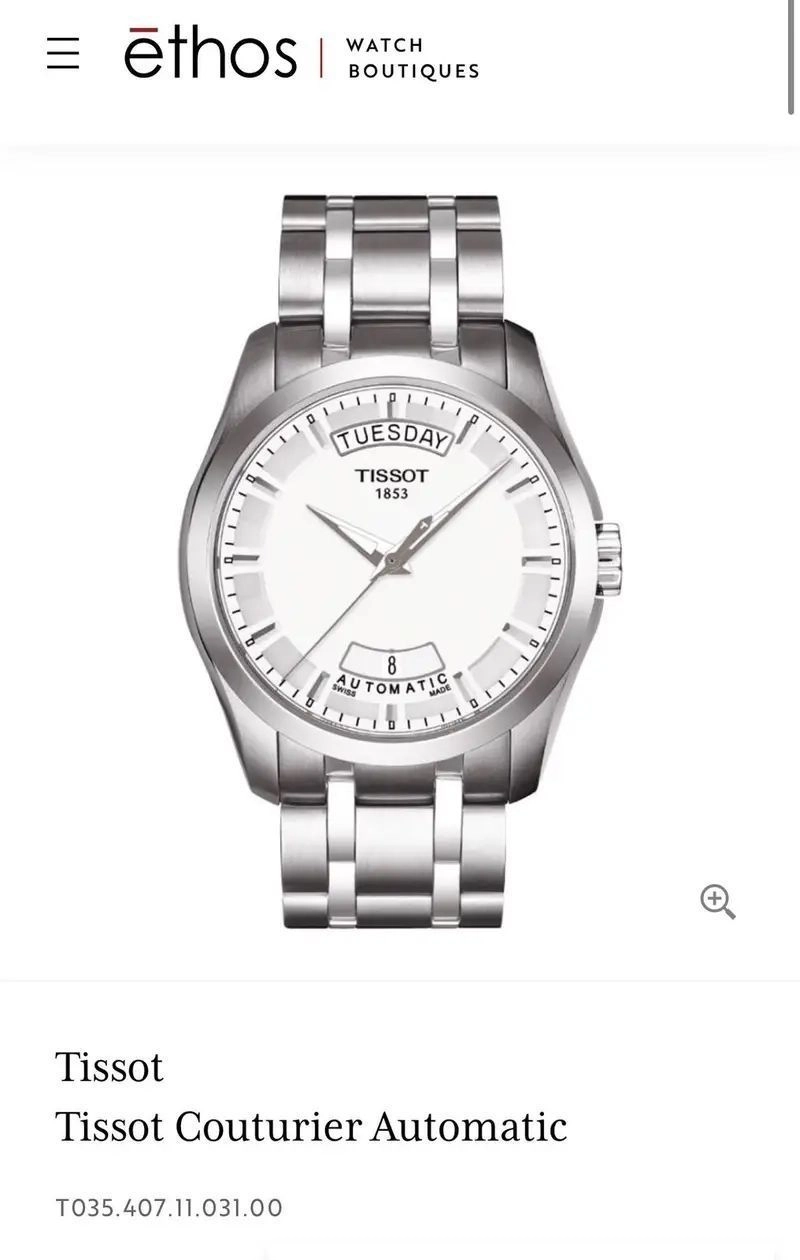 Tissot Day-Date 1853 2