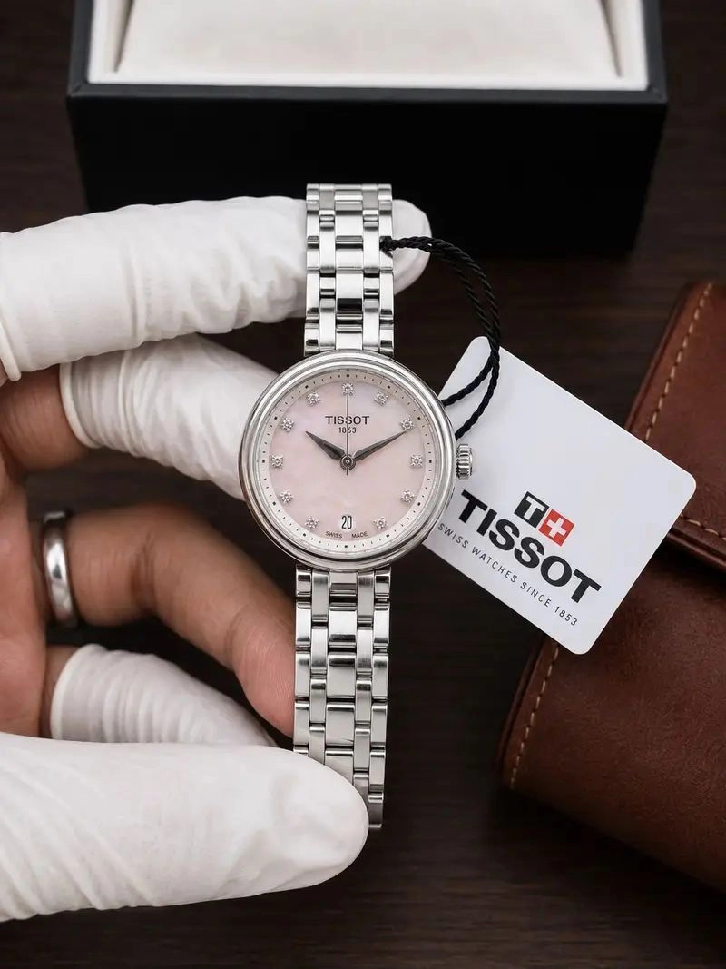 Tissot Flamingo Mother-of-Pearl Dial 3