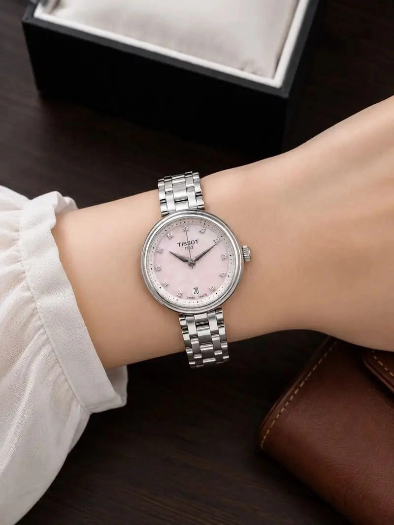 Tissot Flamingo Mother-of-Pearl Dial 4