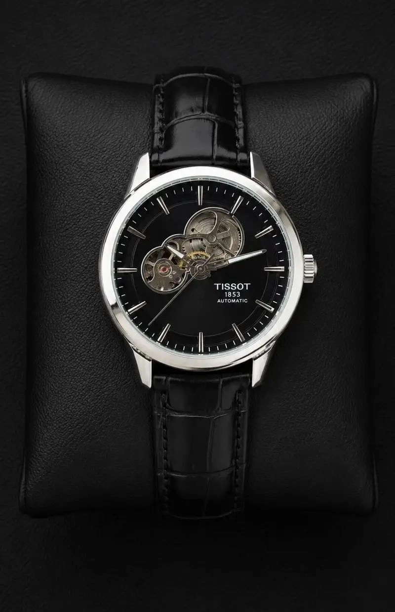 Tissot Powermatic Automatic Black Leather Edition 2