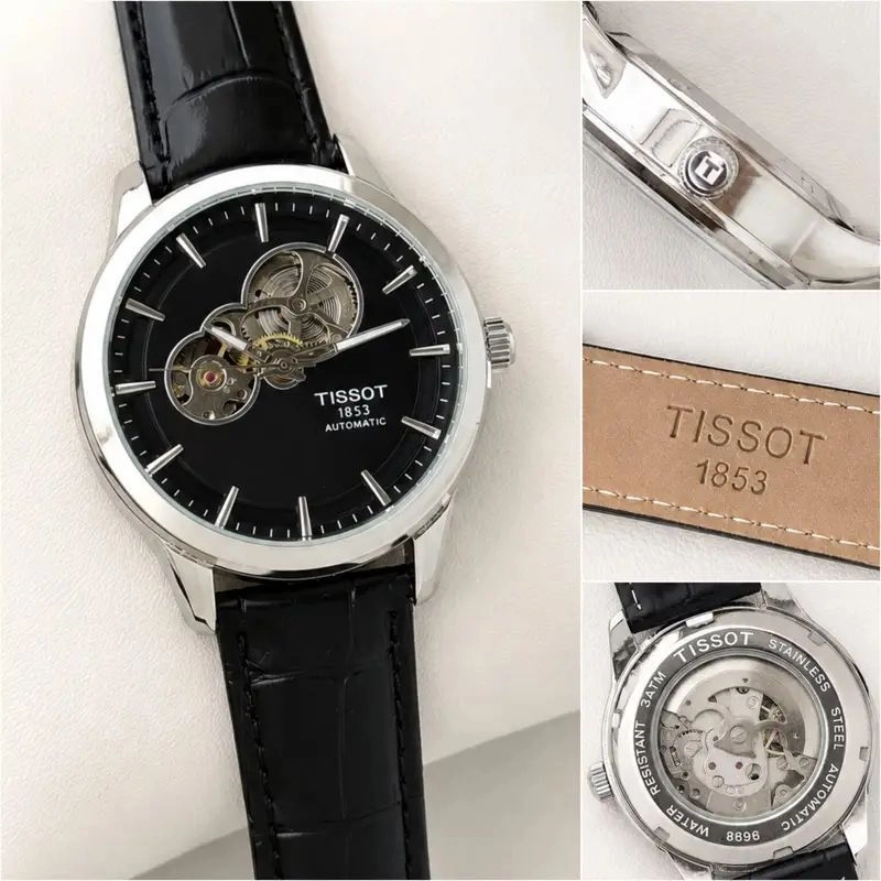 Tissot Powermatic Automatic Black Leather Edition 3
