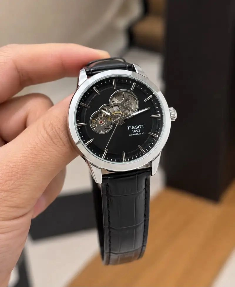 Tissot Powermatic Automatic Black Leather Edition 5