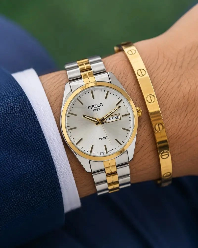 Tissot PR100 1853 Day-Date Quartz 4