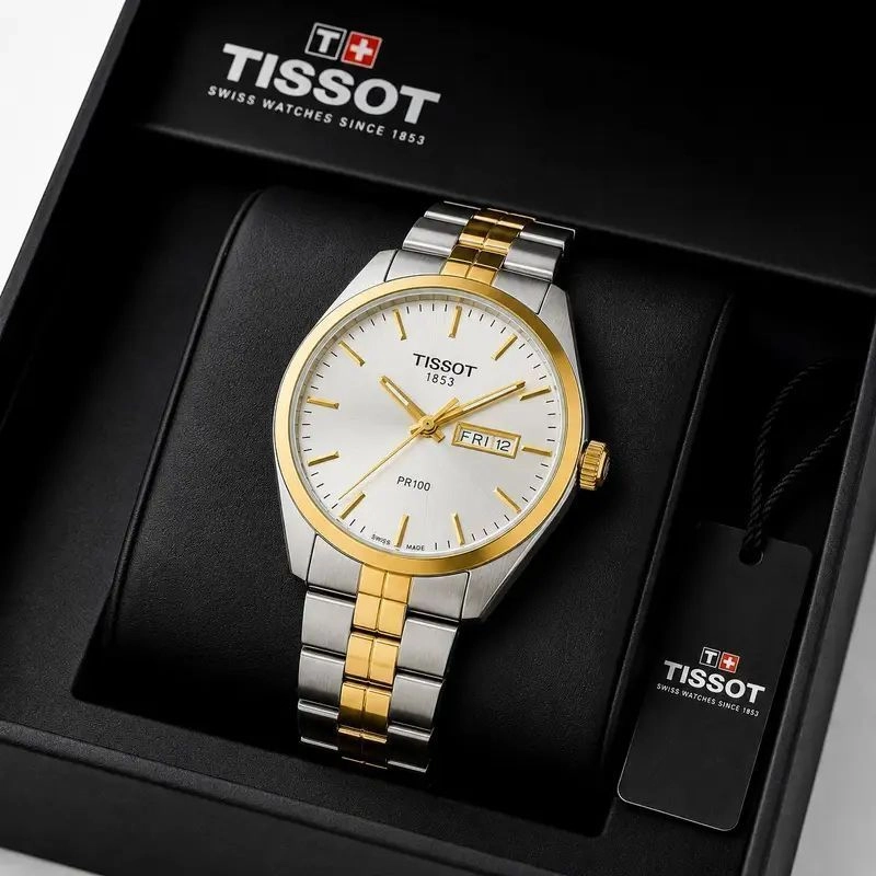 Tissot PR100 Day-Date 1853 4